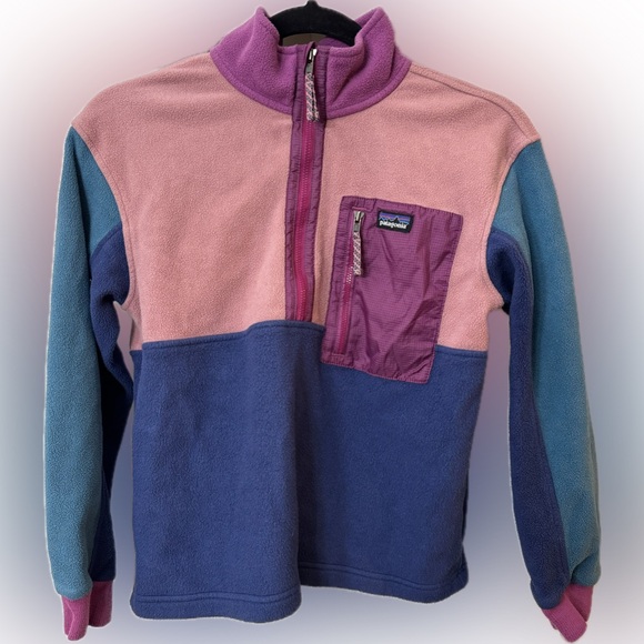 Patagonia Other - Patagonia Kids' Colorblock Fleece Pullover